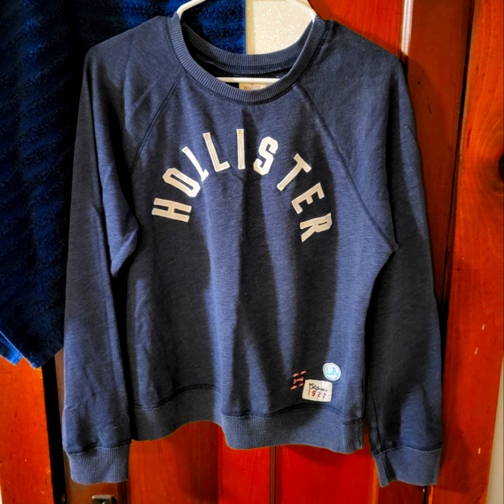 Hollister vintage crew sweatshirt, women's large.